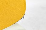 Dinning chair ;  set of two  color yellow; 300lbs