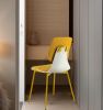 Dinning chair ;  set of two  color yellow; 300lbs